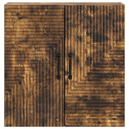 vidaXL Wall-Mounted Cabinet Smoked Oak 59 x 31 x 60 cm Engineered Wood