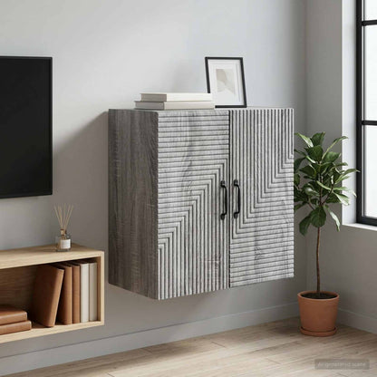 vidaXL Wall-Mounted Cabinet Grey Sonoma 59 x 31 x 60 cm