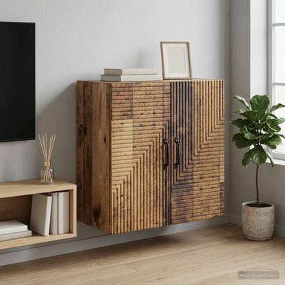 vidaXL Wall-Mounted Cabinet Old Wood 59 x 31 x 60 cm Engineered Wood