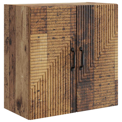 vidaXL Wall-Mounted Cabinet Old Wood 59 x 31 x 60 cm Engineered Wood