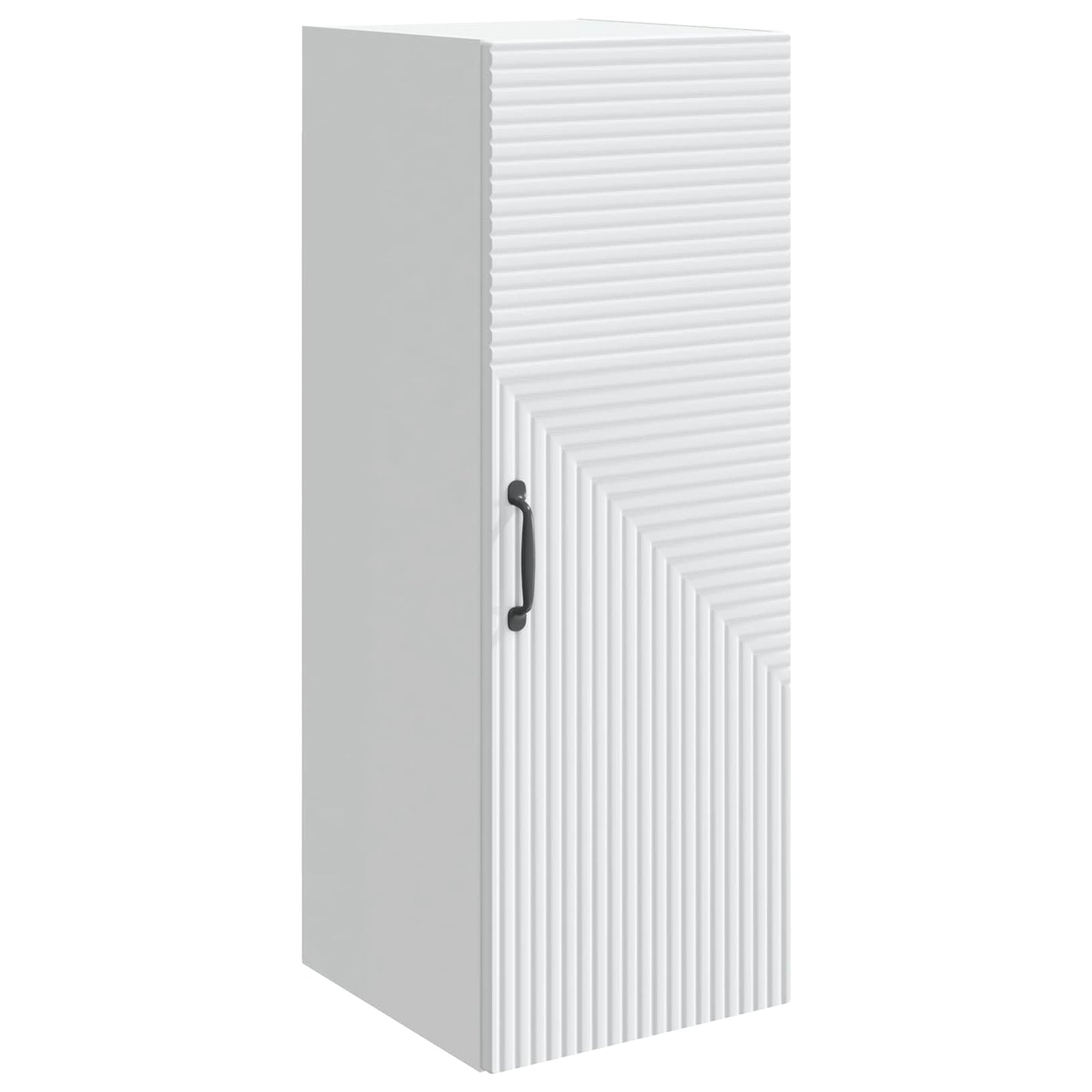 vidaXL Wall-Mounted Cabinet White 33 x 34.5 x 90 cm Engineered Wood