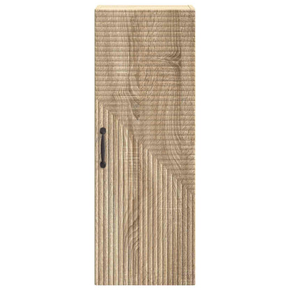 vidaXL Wall-Mounted Cabinet Sonoma Oak 33 x 34.5 x 90 cm