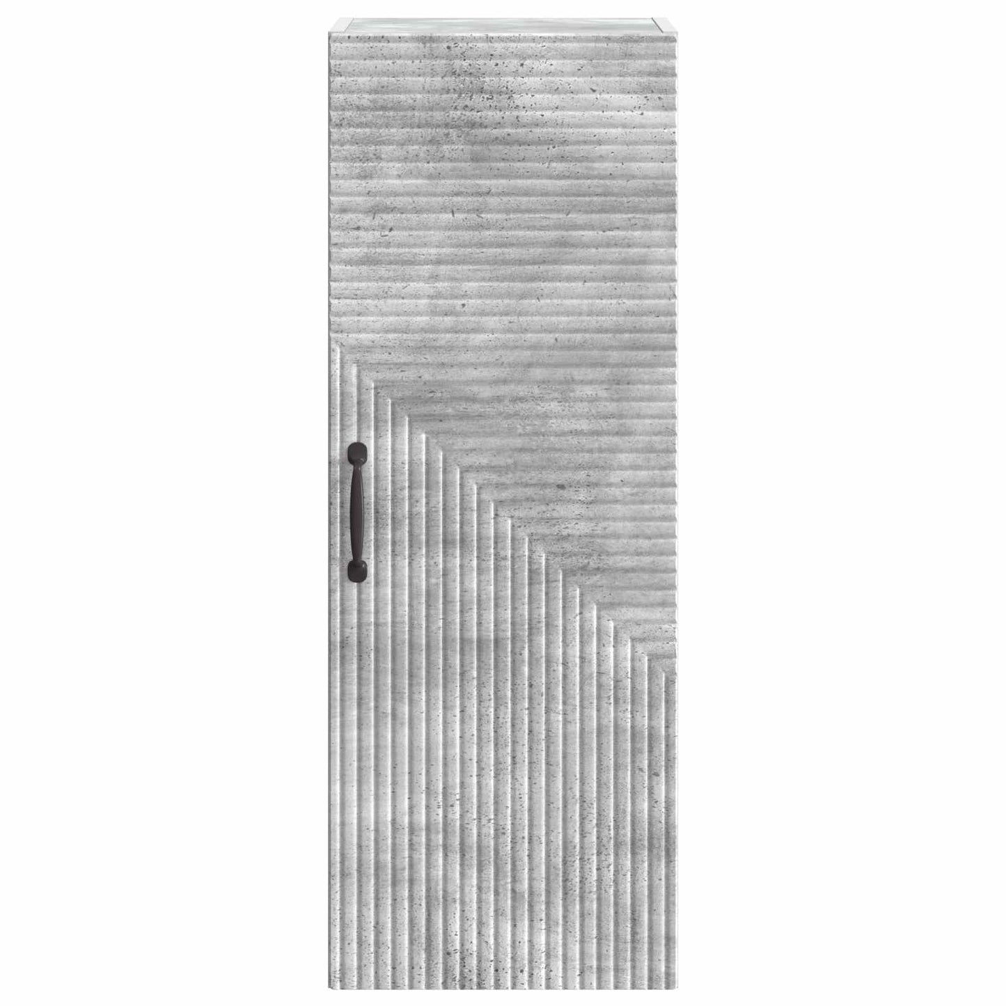 vidaXL Wall-Mounted Cabinet Concrete Grey 33 x 34.5 x 90 cm