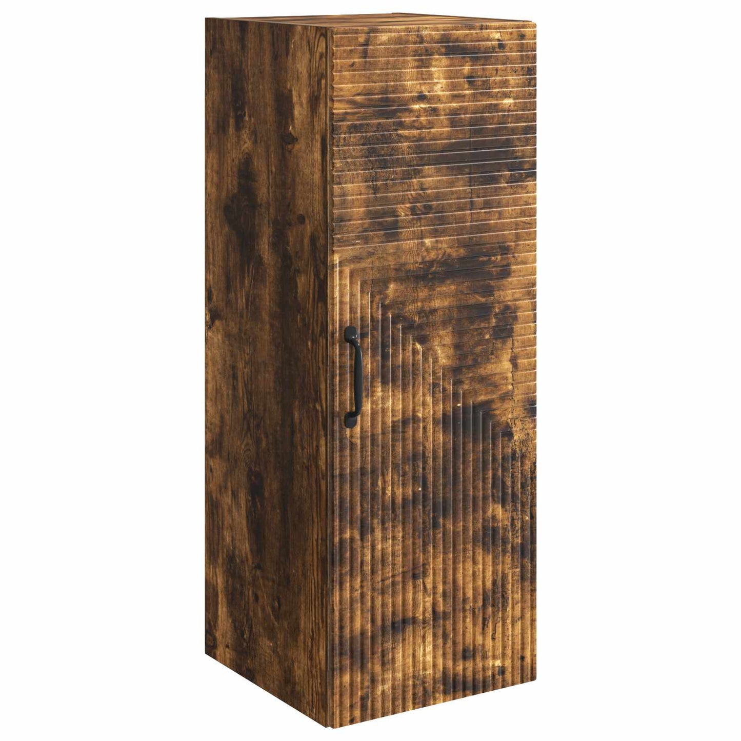 vidaXL Wall-Mounted Cabinet Smoked Oak 33 x 34.5 x 90 cm