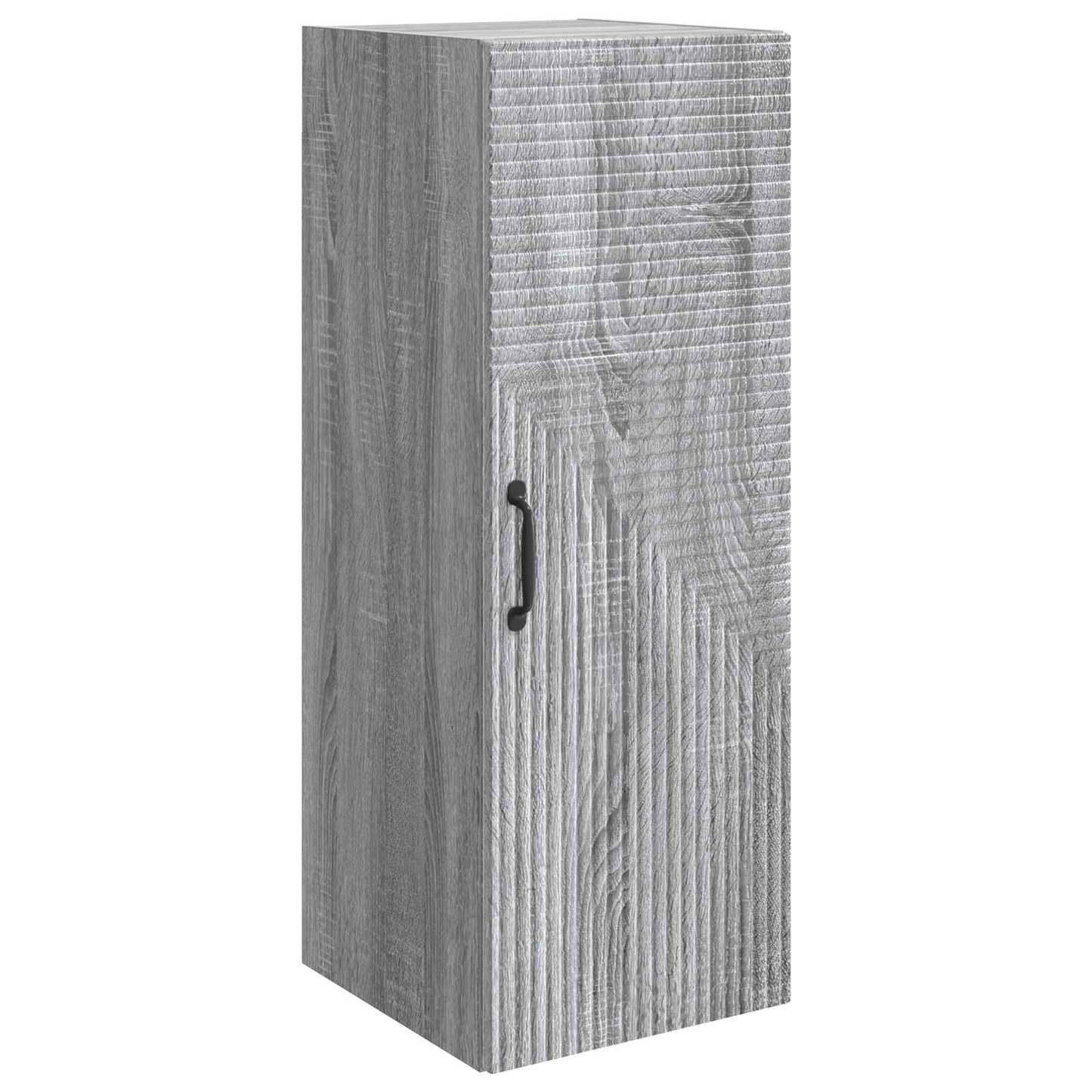 vidaXL Wall-Mounted Cabinet Grey Sonoma 33 x 34.5 x 90 cm