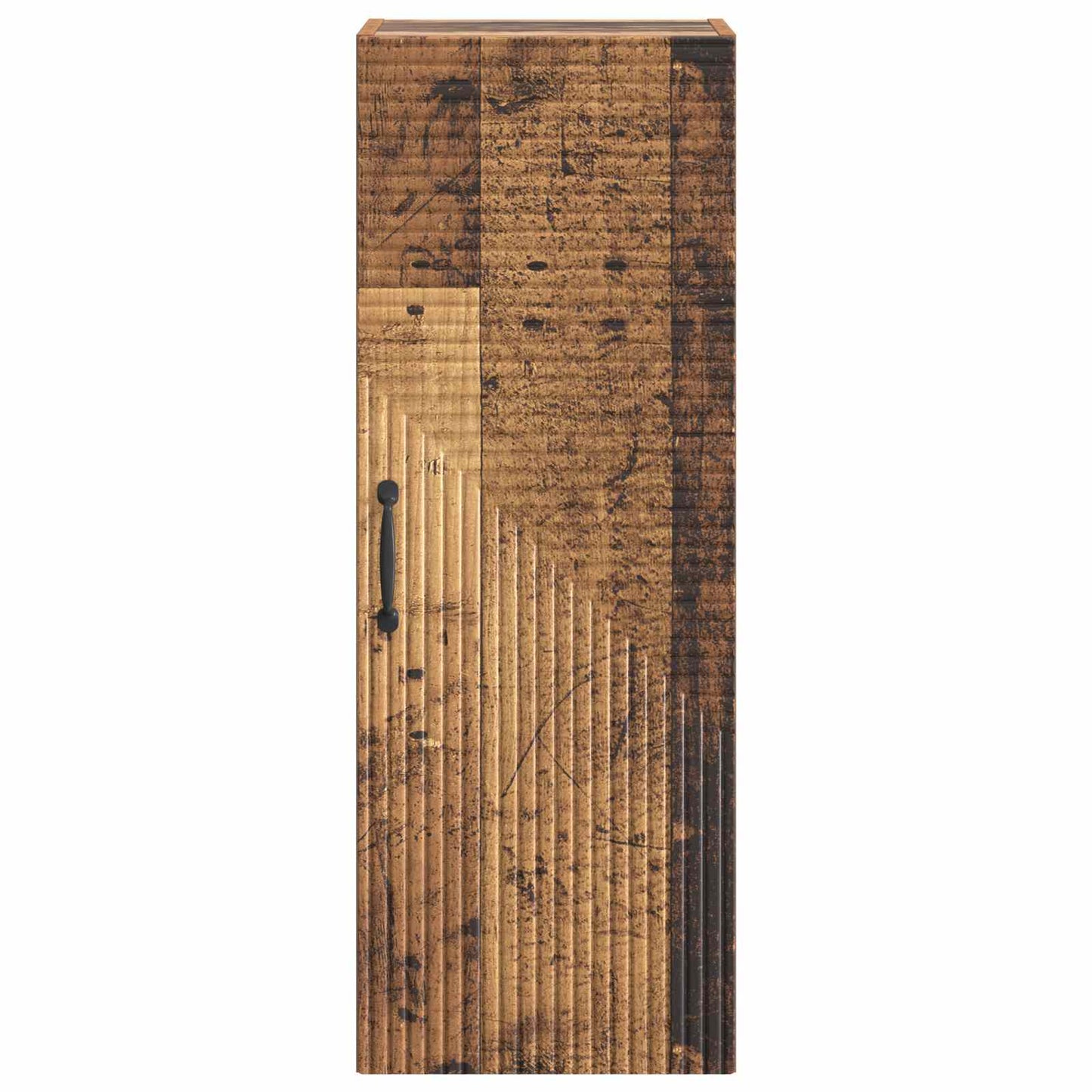 vidaXL Wall-Mounted Cabinet Old Wood 33 x 34.5 x 90 cm Engineered Wood