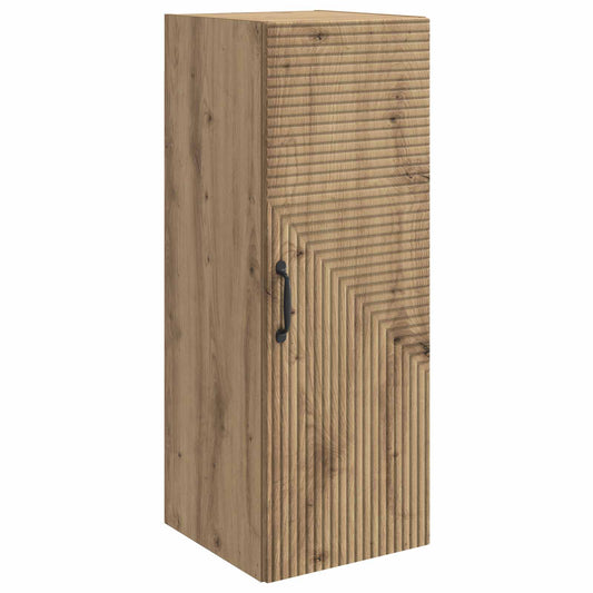 vidaXL Wall-Mounted Cabinet Artisan Oak 33 x 34.5 x 90 cm