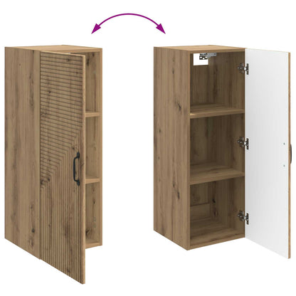 vidaXL Wall-Mounted Cabinet Artisan Oak 33 x 34.5 x 90 cm