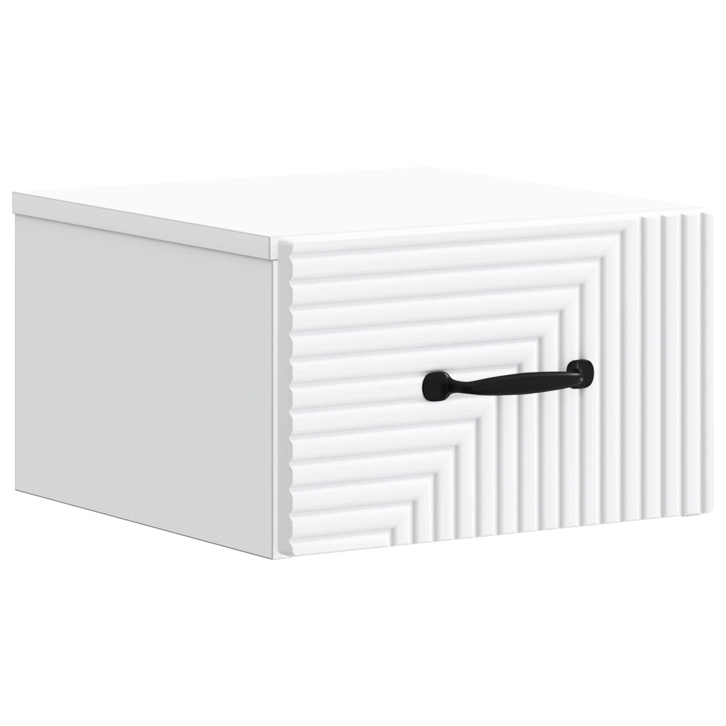 vidaXL Wall-Mounted Bedside Cabinet 2 pcs White 34.5 x 33 x 20 cm
