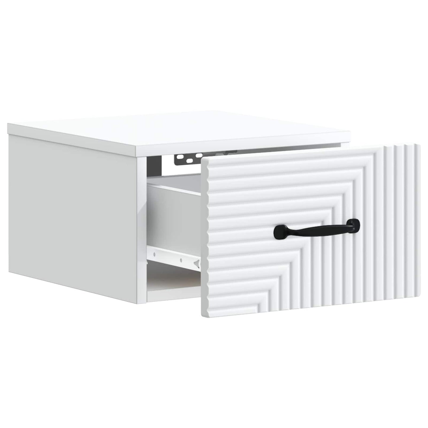 vidaXL Wall-Mounted Bedside Cabinet 2 pcs White 34.5 x 33 x 20 cm