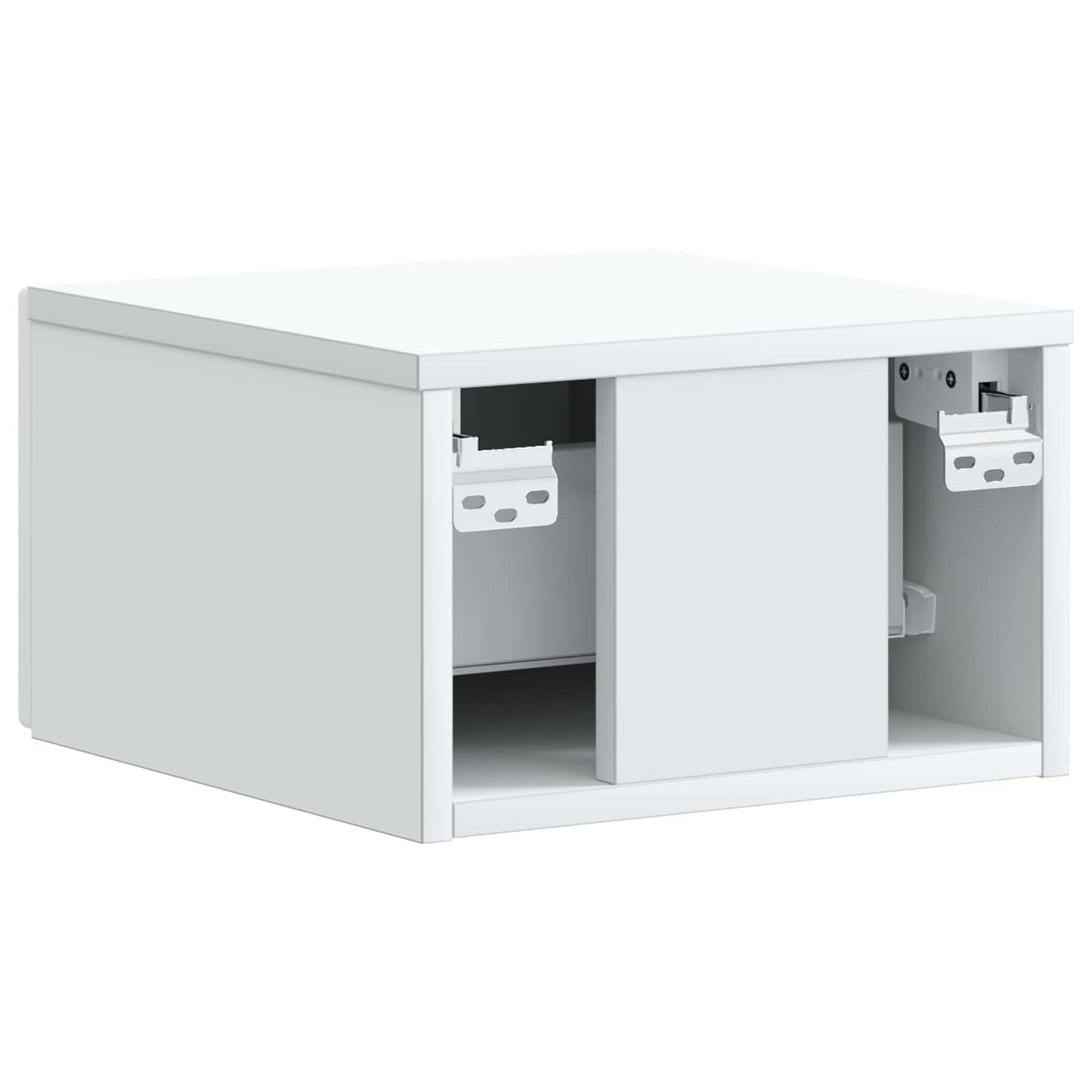 vidaXL Wall-Mounted Bedside Cabinet 2 pcs White 34.5 x 33 x 20 cm