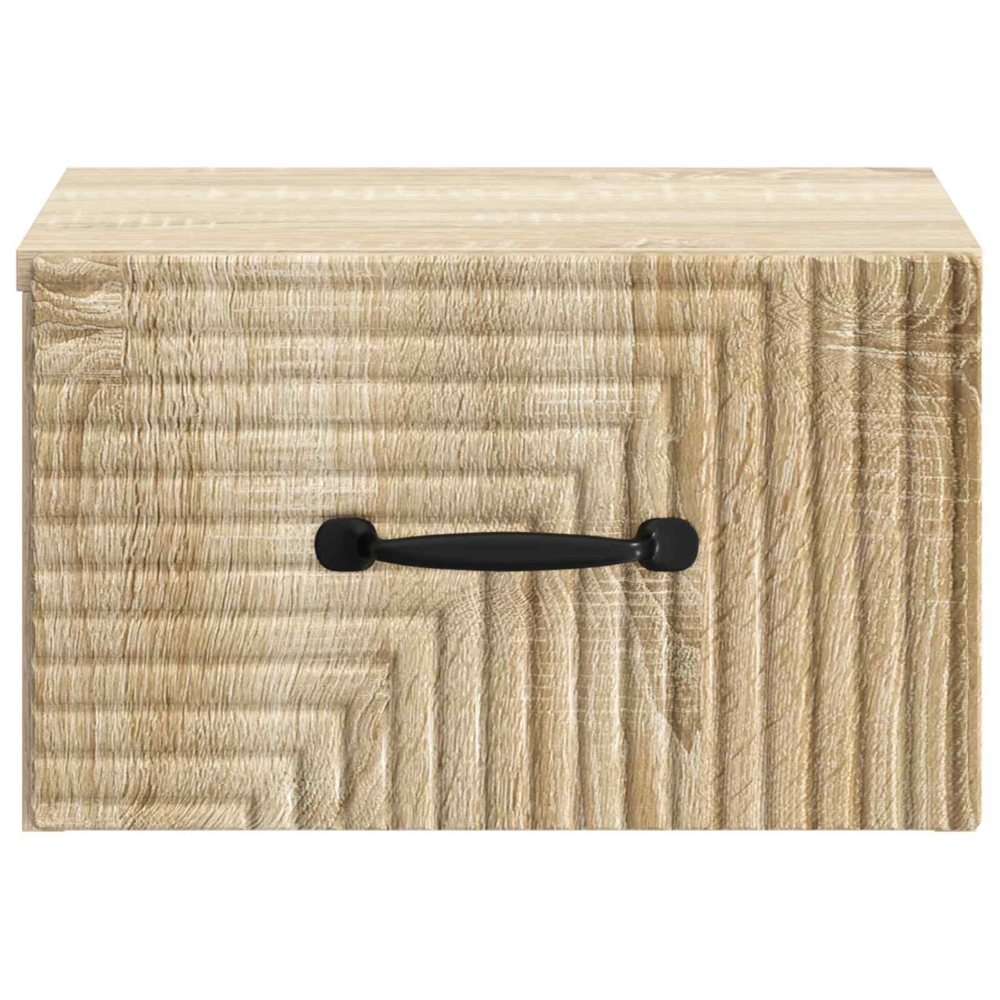 vidaXL Wall-Mounted Bedside Cabinet Sonoma Oak 34.5 x 33 x 20 cm