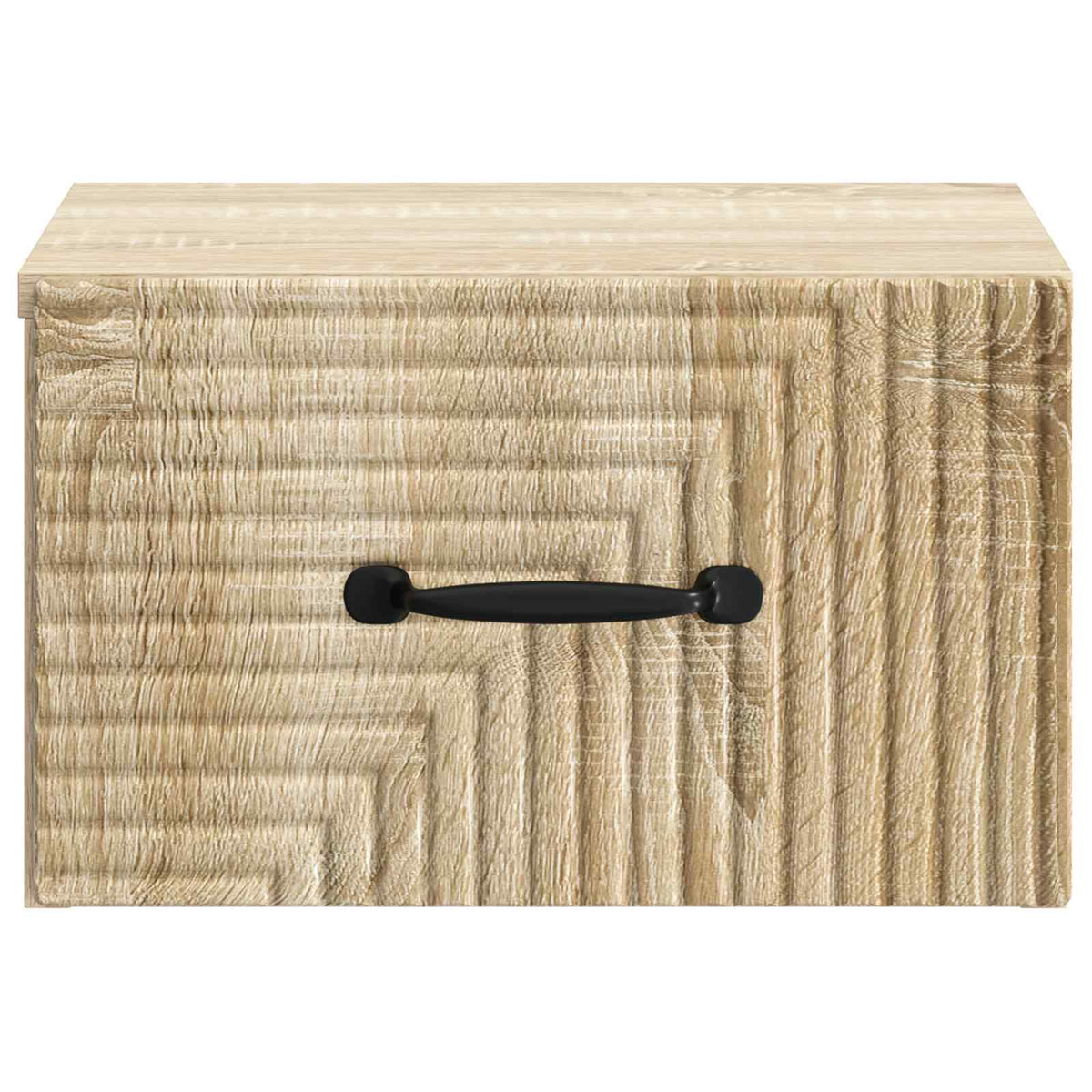 vidaXL Wall-Mounted Bedside Cabinet Sonoma Oak 34.5 x 33 x 20 cm