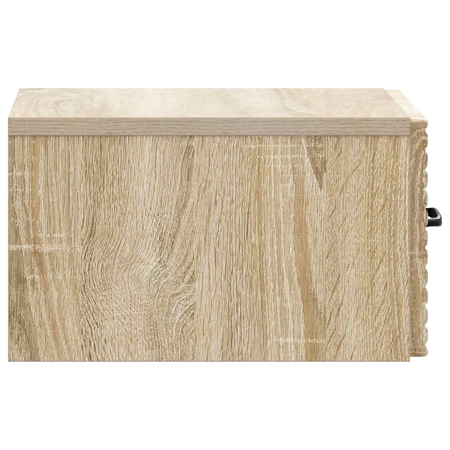 vidaXL Wall-Mounted Bedside Cabinet 2 pcs Sonoma Oak 34.5 x 33 x 20 cm