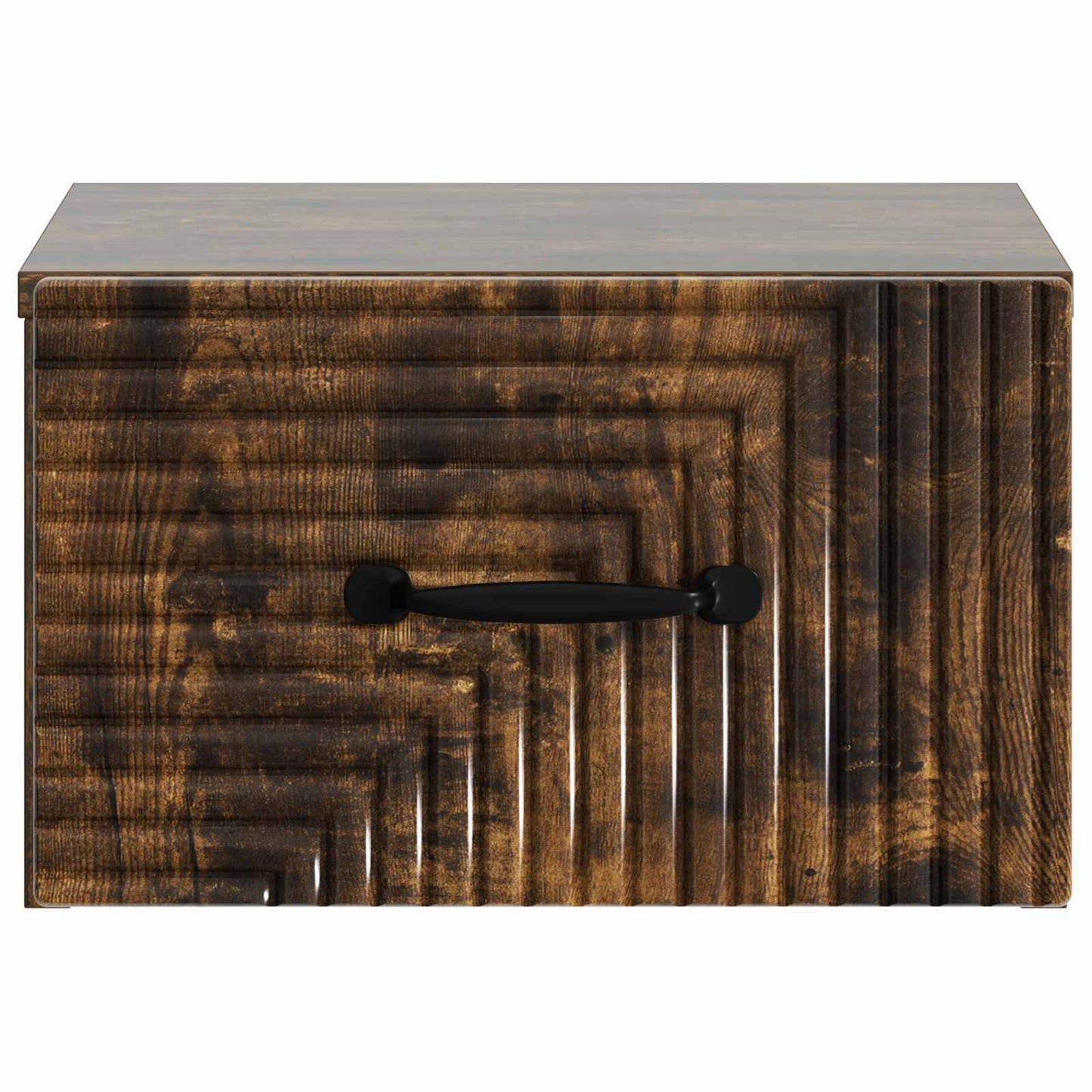vidaXL Wall-Mounted Bedside Cabinet 2 pcs Smoked Oak 34.5 x 33 x 20 cm