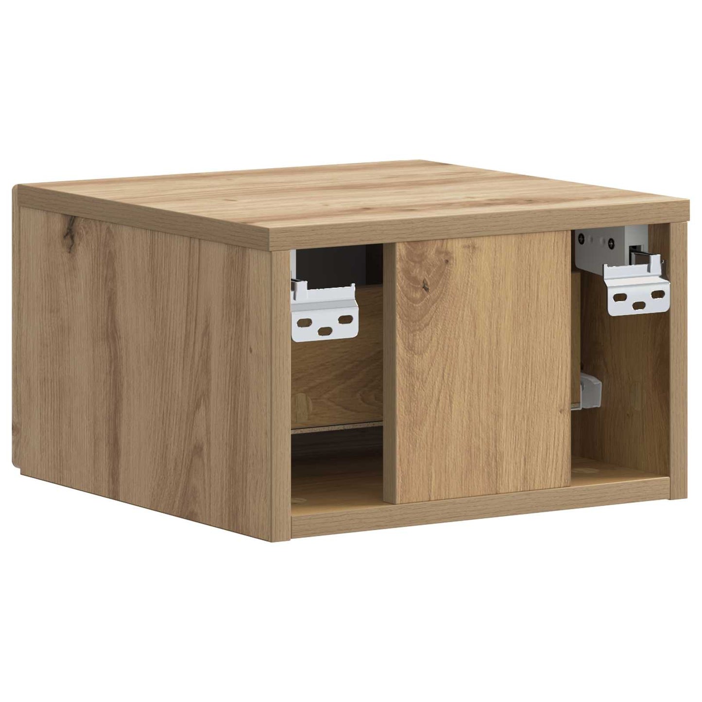 vidaXL Wall-Mounted Bedside Cabinet Artisan Oak 34.5 x 33 x 20 cm