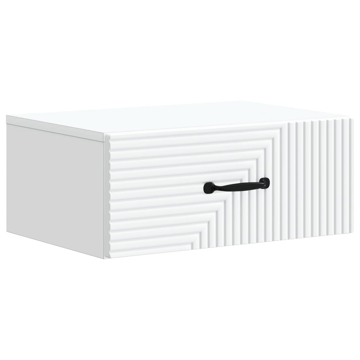 vidaXL Wall-Mounted Bedside Cabinet 2 pcs White 49 x 34.5 x 20 cm