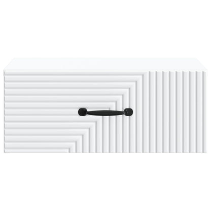 vidaXL Wall-Mounted Bedside Cabinet 2 pcs White 49 x 34.5 x 20 cm