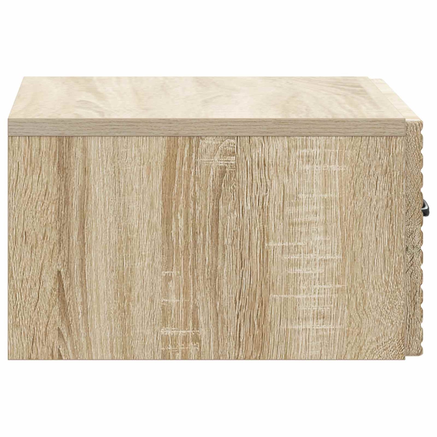 vidaXL Wall-Mounted Bedside Cabinet Sonoma Oak 49 x 34.5 x 20 cm
