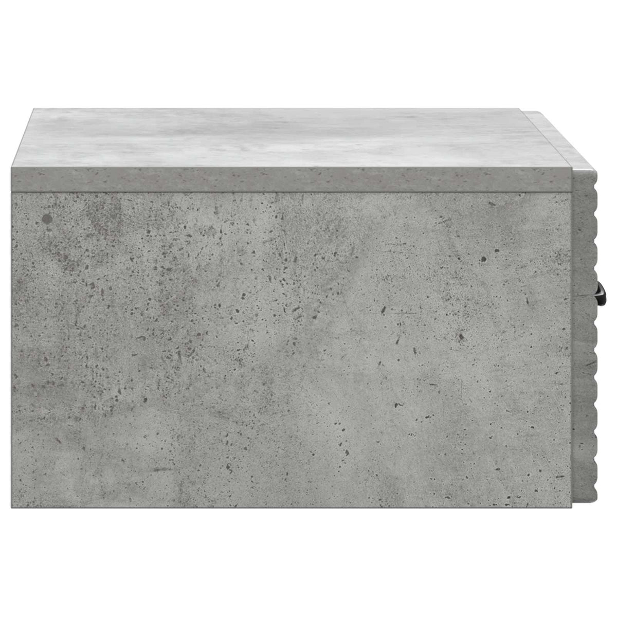 vidaXL Wall-Mounted Bedside Cabinet 2 pcs Concrete Grey