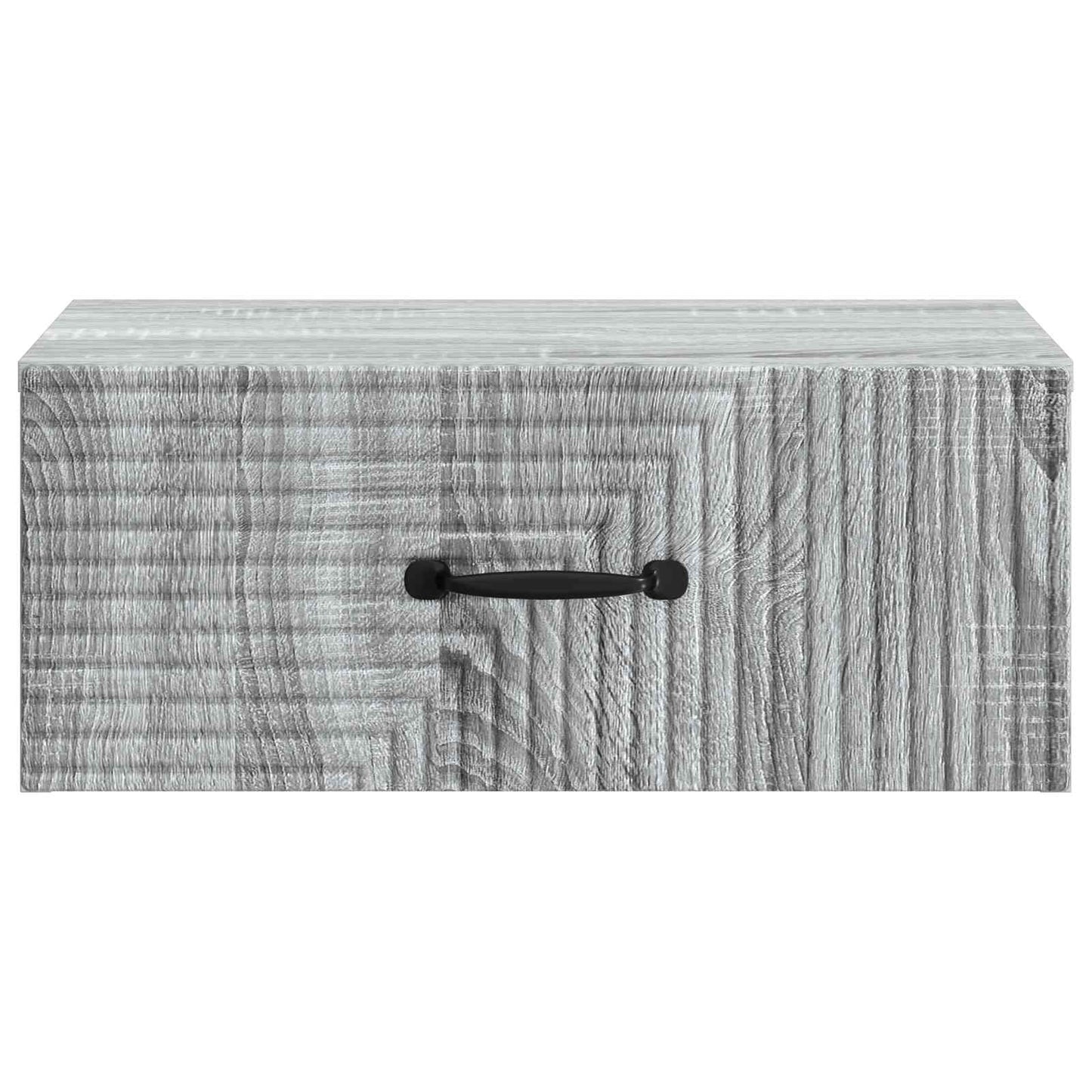 vidaXL Wall-Mounted Bedside Cabinet 2 pcs Grey Sonoma Engineered Wood