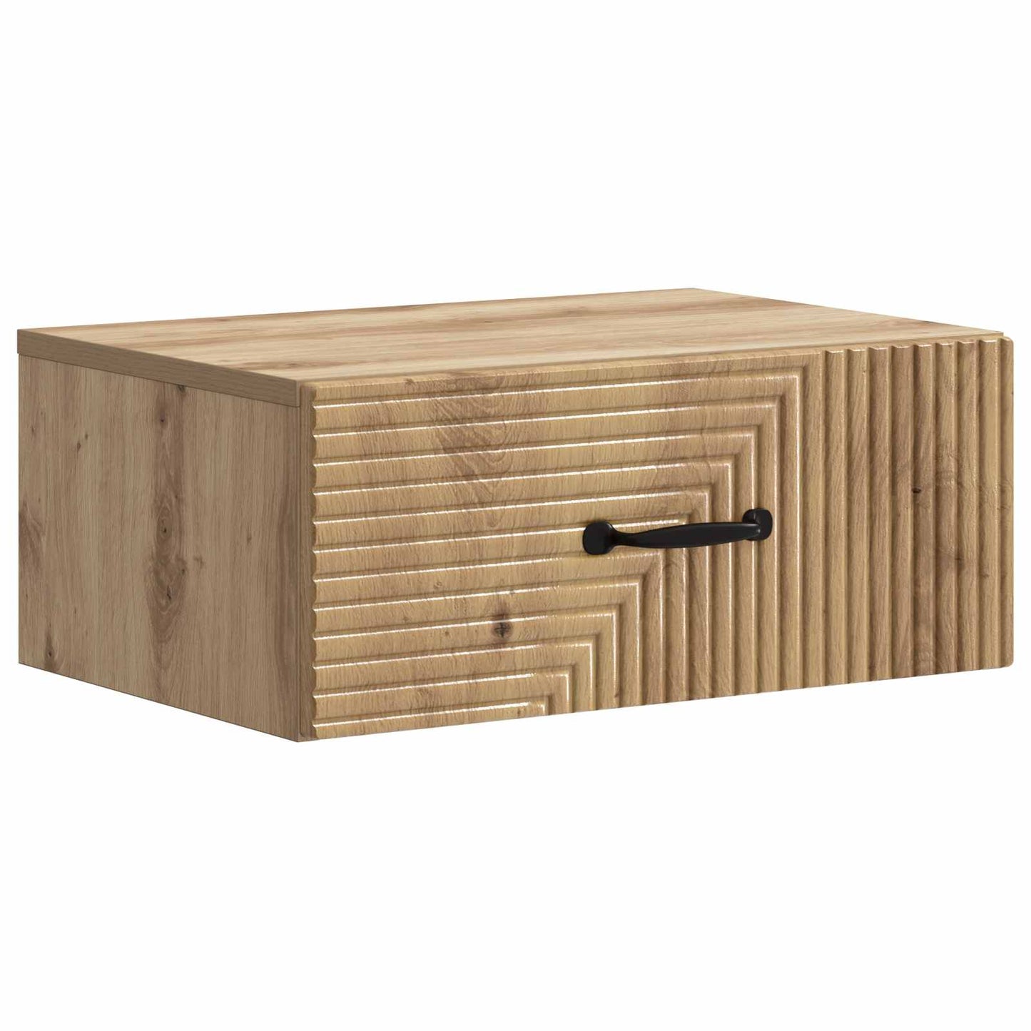 vidaXL Wall-Mounted Bedside Cabinet 2 pcs Artisan Oak