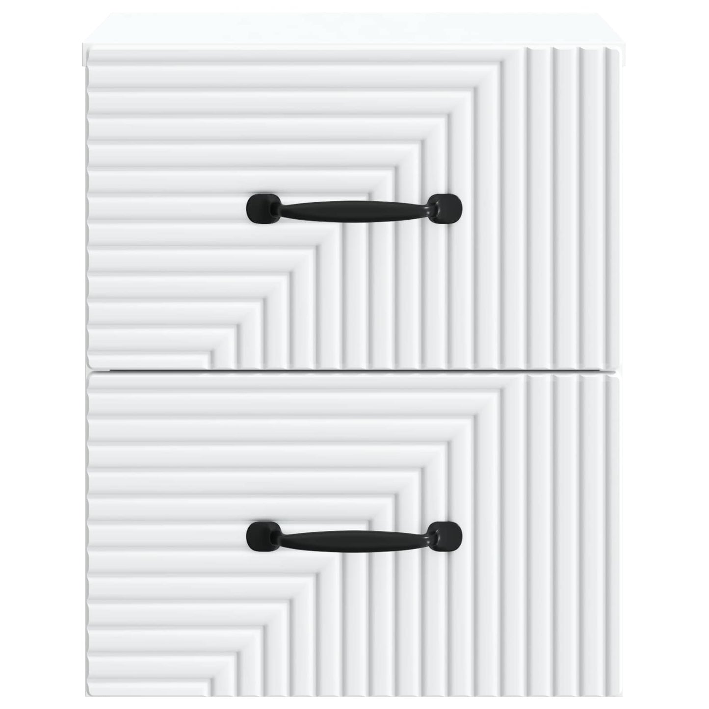 vidaXL Wall-Mounted Bedside Cabinet 2 pcs White 34.5 x 33 x 40 cm