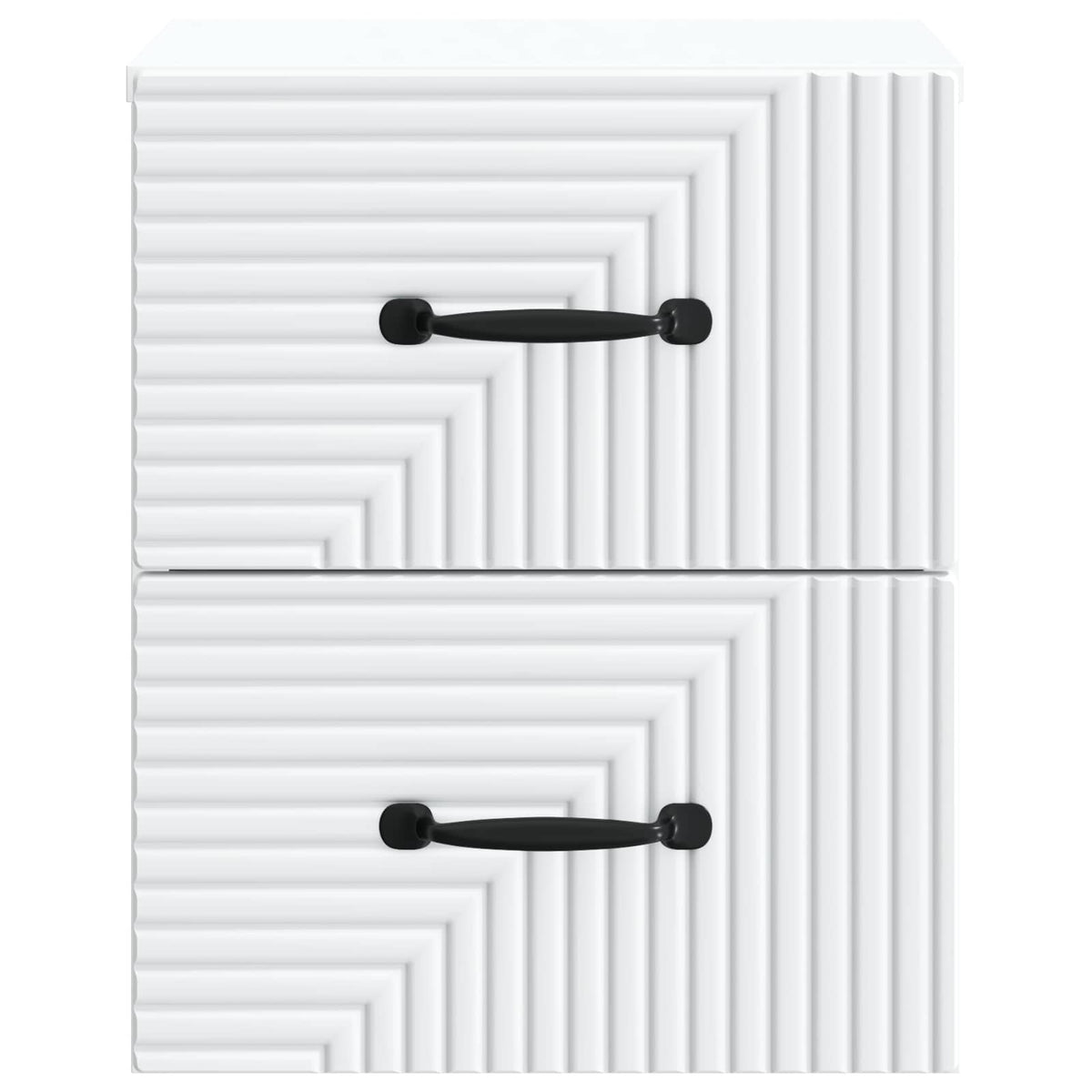 vidaXL Wall-Mounted Bedside Cabinet 2 pcs White 34.5 x 33 x 40 cm