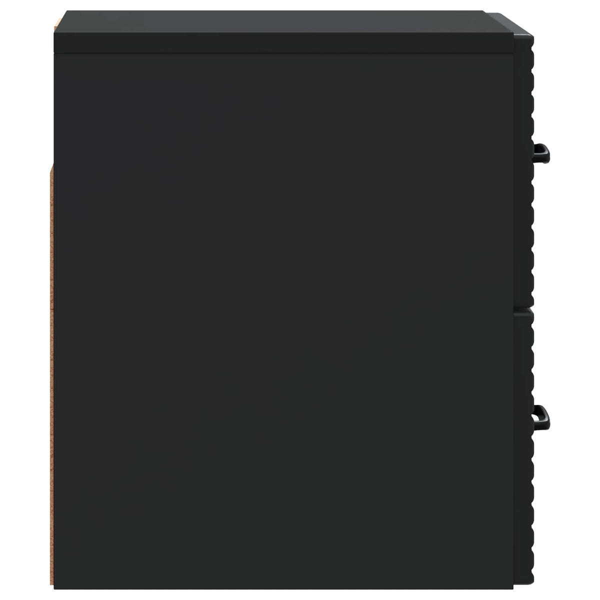 vidaXL Wall-Mounted Bedside Cabinet Black 34.5 x 33 x 40 cm