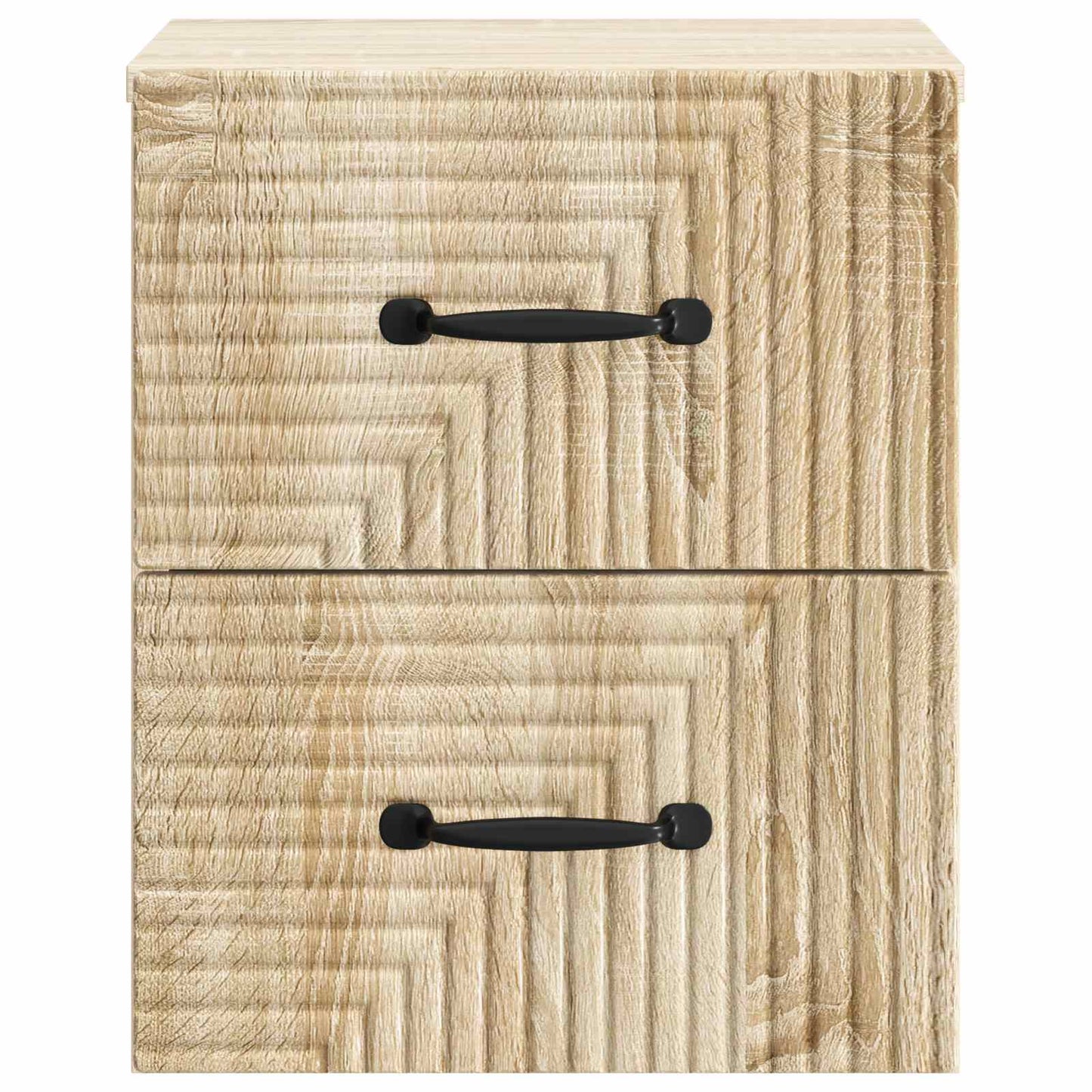 vidaXL Wall-Mounted Bedside Cabinet 2 pcs Sonoma Oak 34.5 x 33 x 40 cm