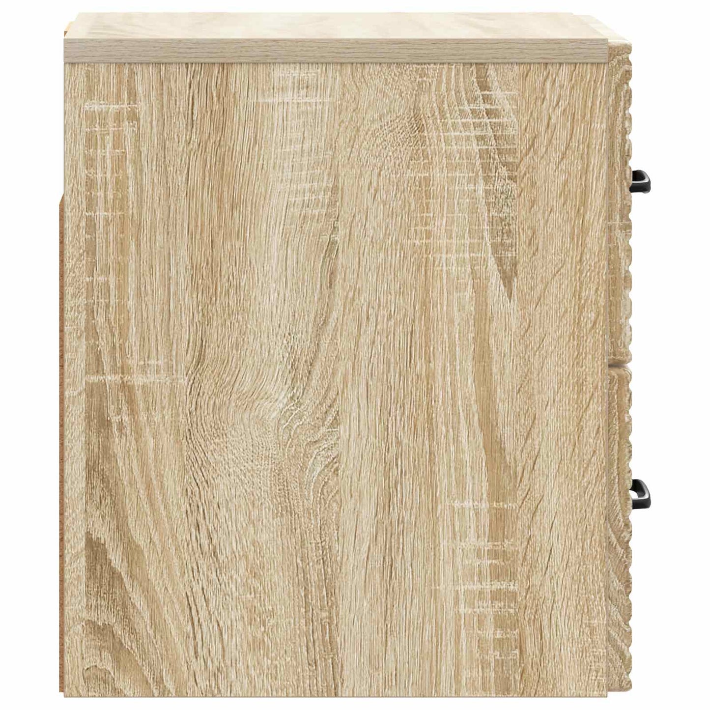 vidaXL Wall-Mounted Bedside Cabinet 2 pcs Sonoma Oak 34.5 x 33 x 40 cm