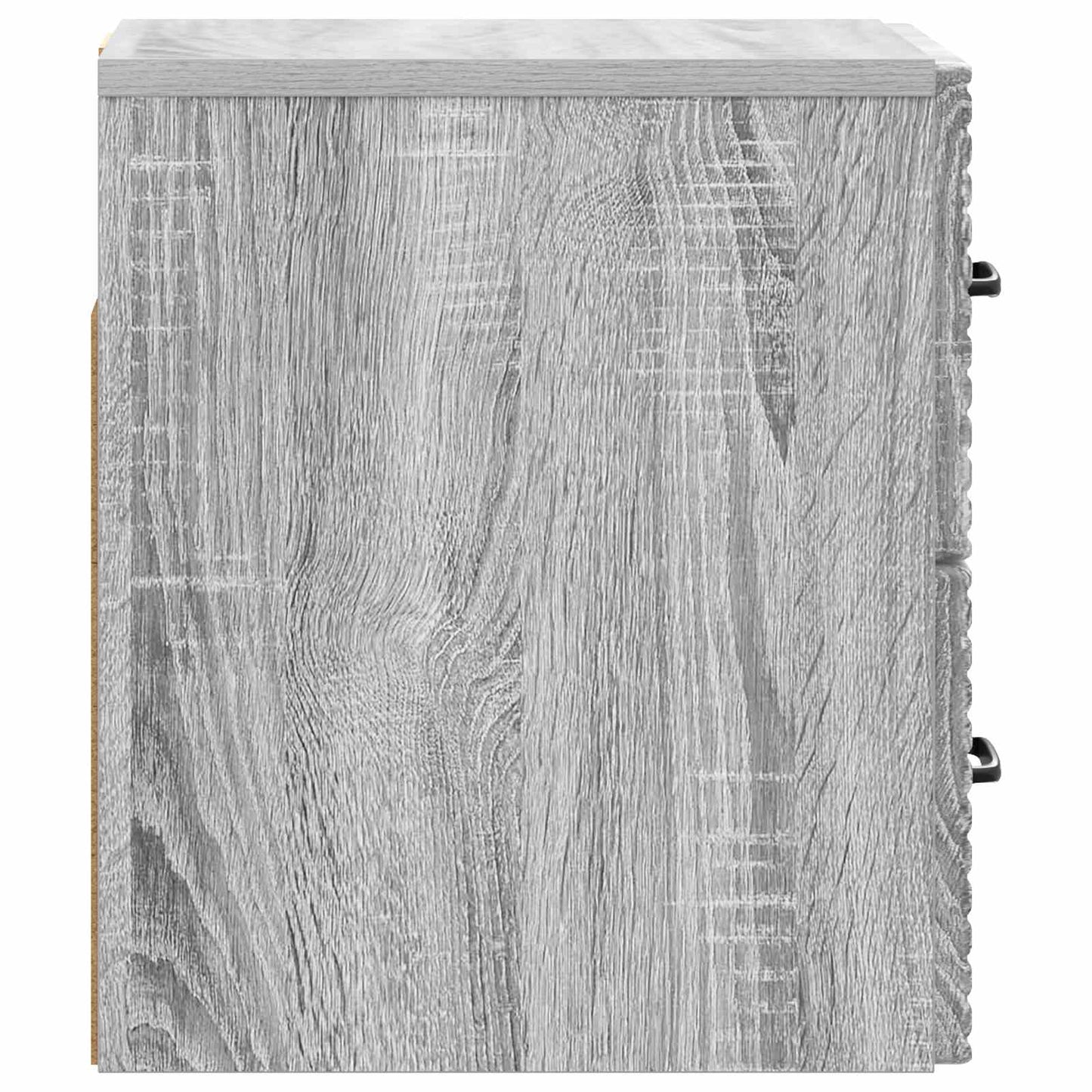 vidaXL Wall-Mounted Bedside Cabinet 2 pcs Grey Sonoma Engineered Wood