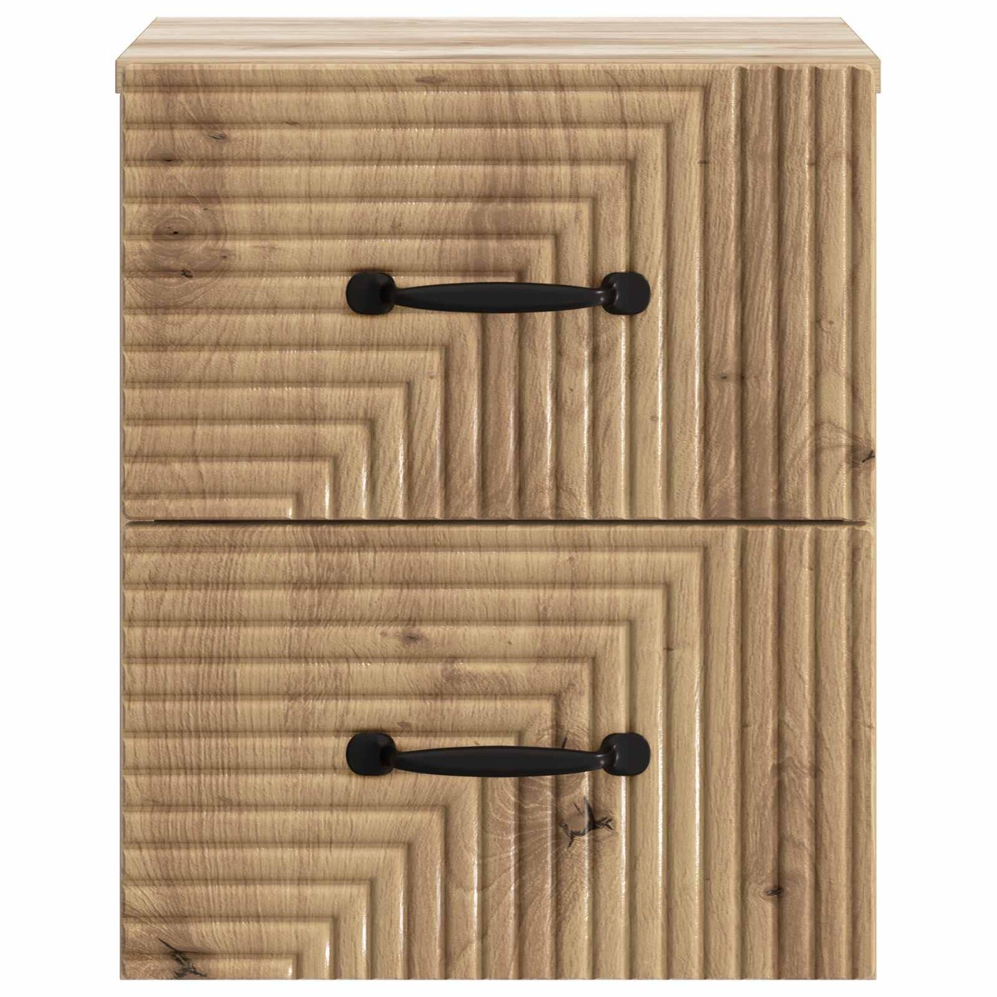 vidaXL Wall-Mounted Bedside Cabinet Artisan Oak 34.5 x 33 x 40 cm