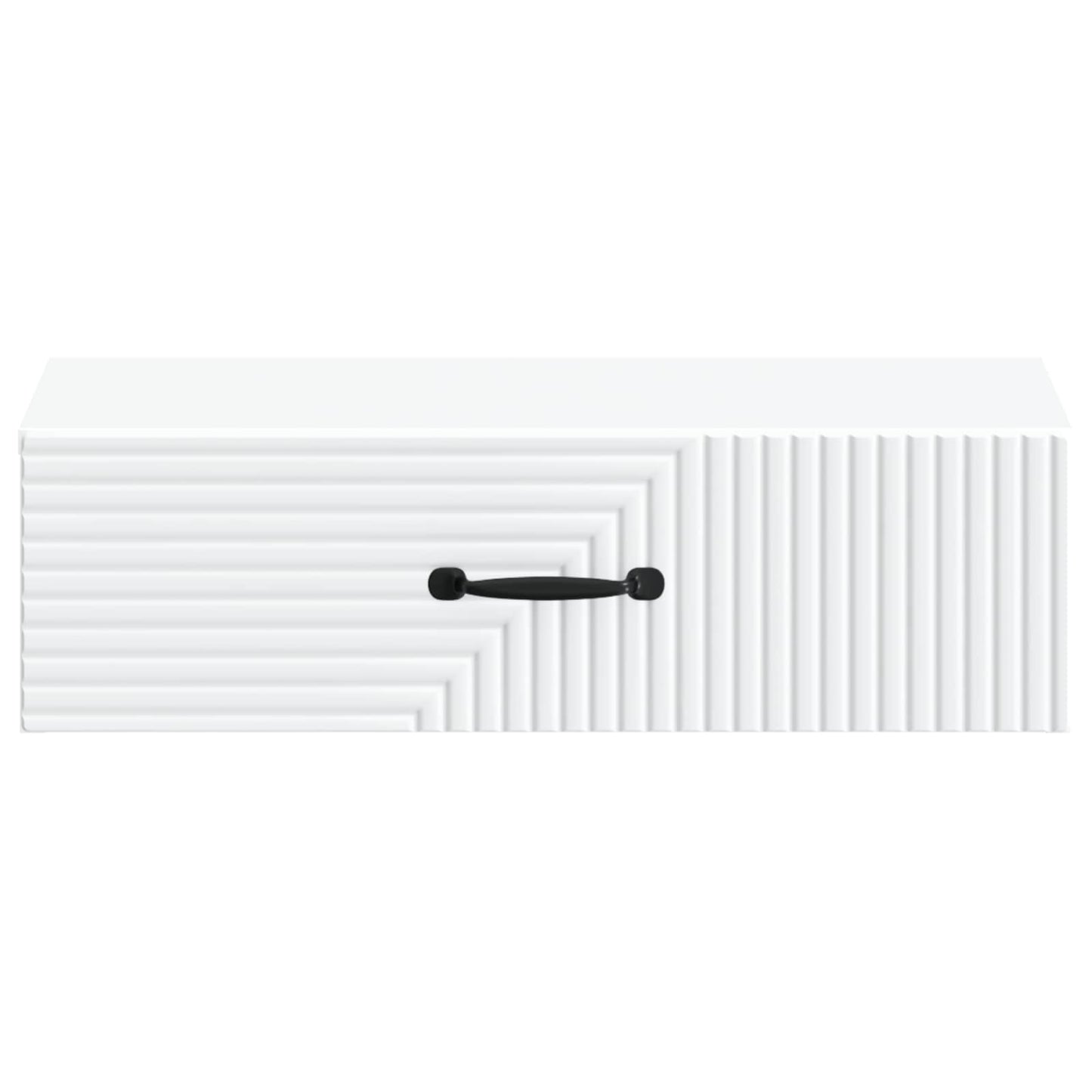 vidaXL Wall-Mounted Side Table White 59 x 34.5 x 17 cm Engineered Wood