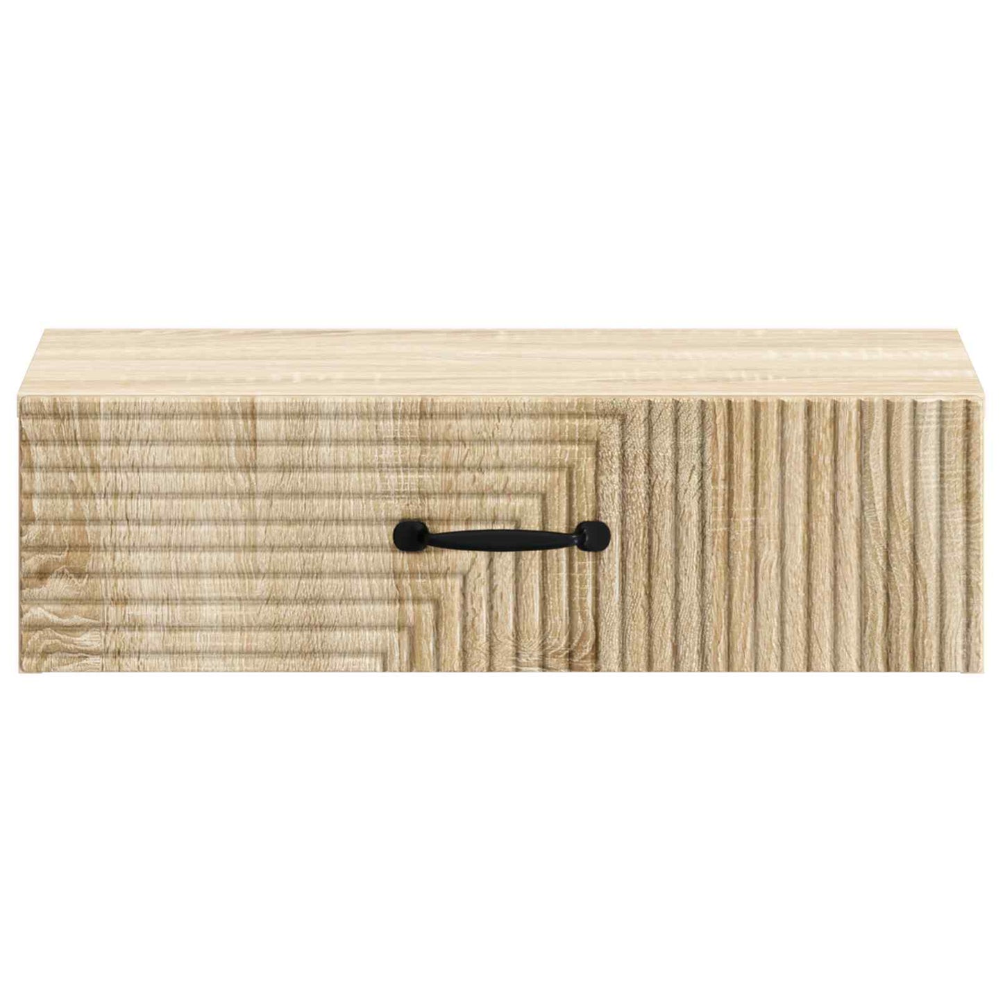 vidaXL Wall-Mounted Side Table Sonoma Oak 59 x 34.5 x 17 cm