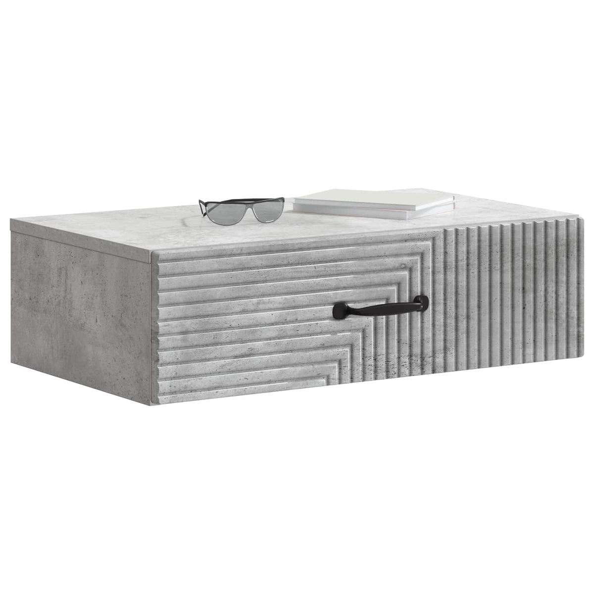vidaXL Wall-Mounted Side Table 59 x 34.5 x 17 cm Engineered Wood
