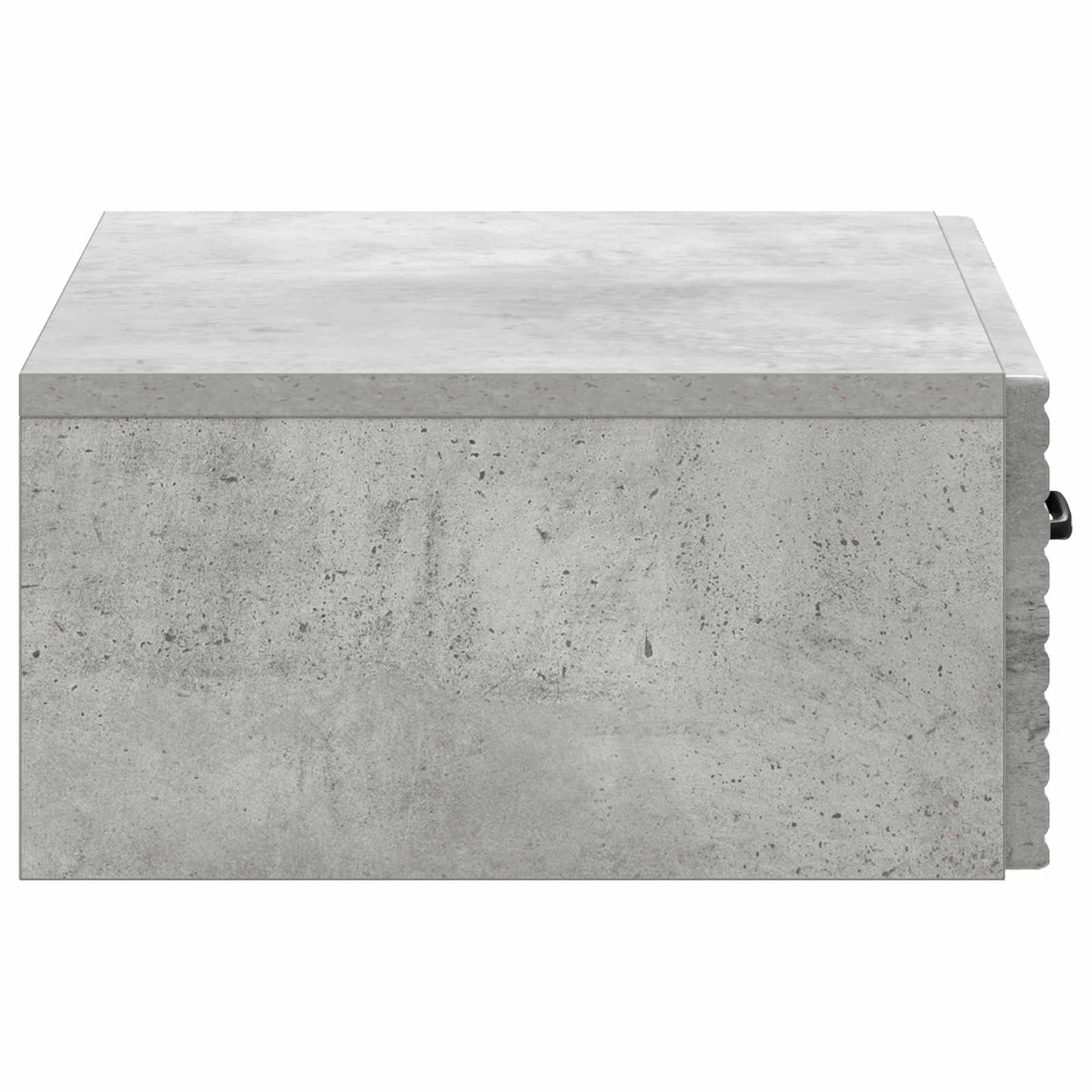 vidaXL Wall-Mounted Side Table Concrete Grey 59 x 34.5 x 17 cm