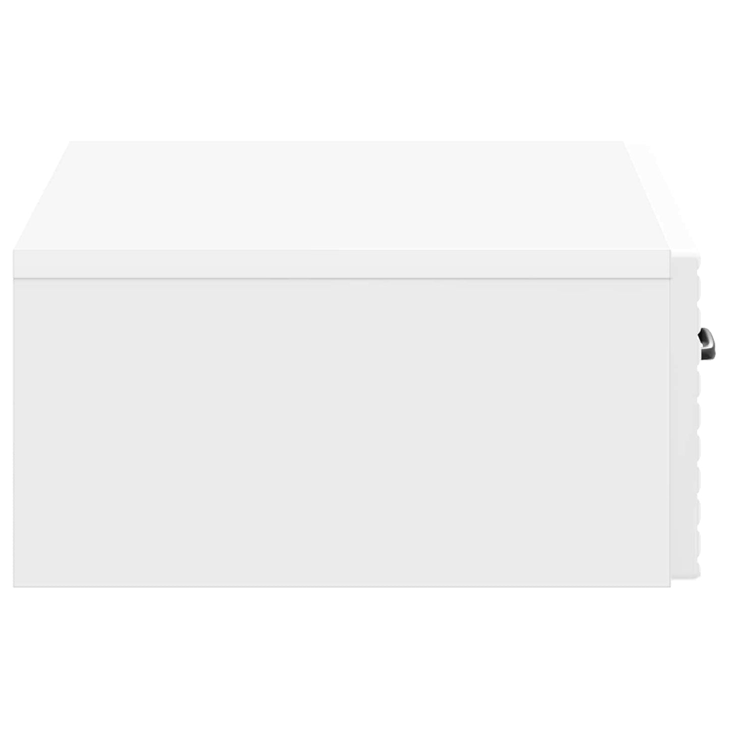 vidaXL Wall-Mounted Side Table High Gloss White 59 x 34.5 x 17 cm