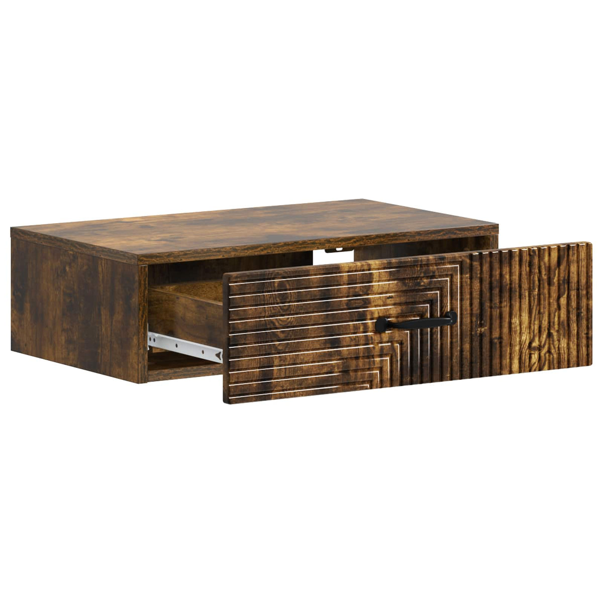 vidaXL Wall-Mounted Side Table 59 x 34.5 x 17 cm Engineered Wood