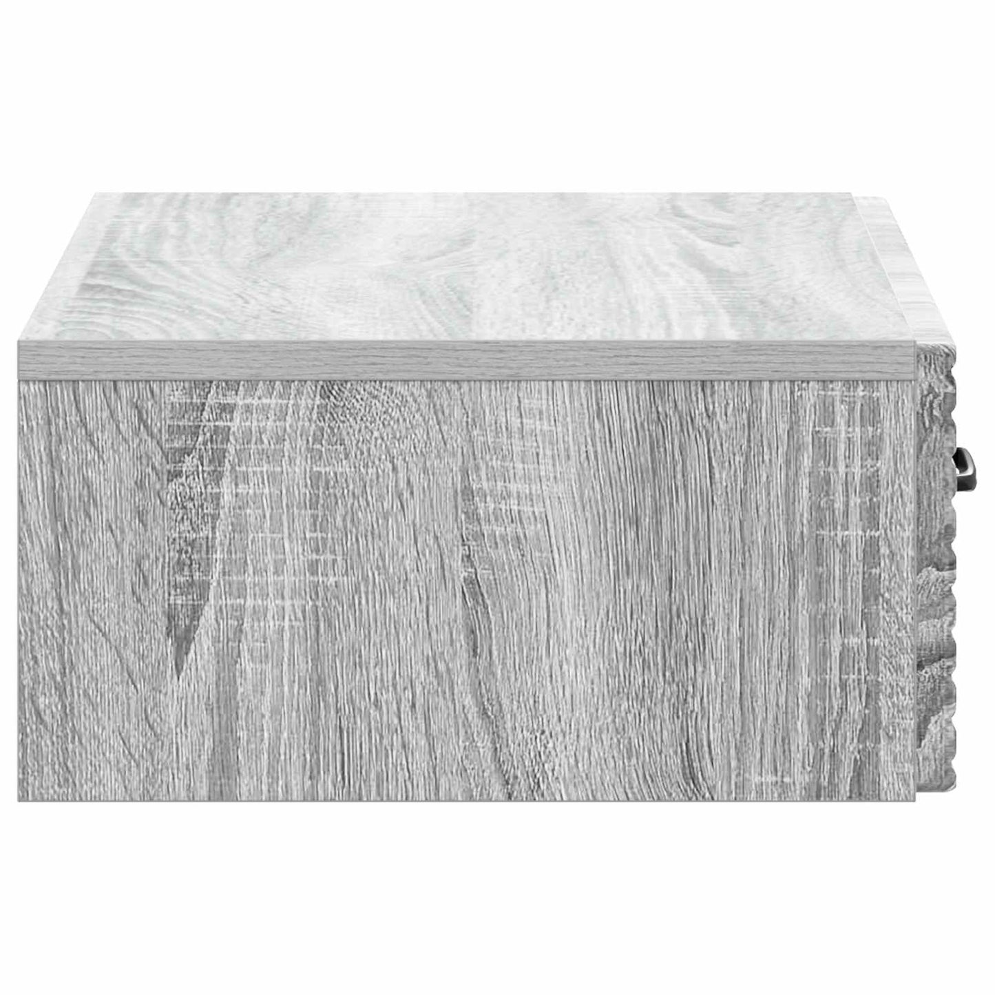vidaXL Wall-Mounted Side Table Grey Sonoma 59 x 34.5 x 17 cm