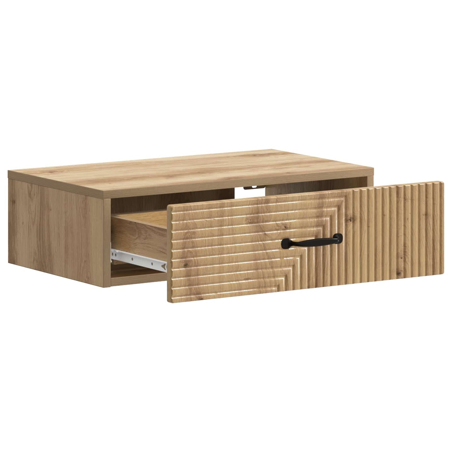 vidaXL Wall-Mounted Side Table 59 x 34.5 x 17 cm Engineered Wood