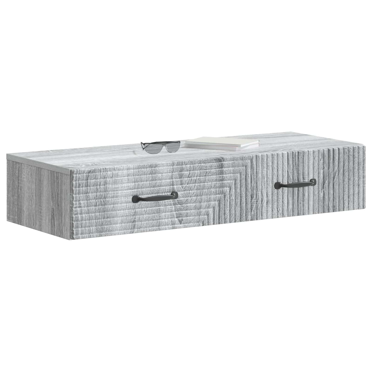 vidaXL Wall-Mounted Side Table 87.5 x 34.5 x 17 cm Engineered Wood