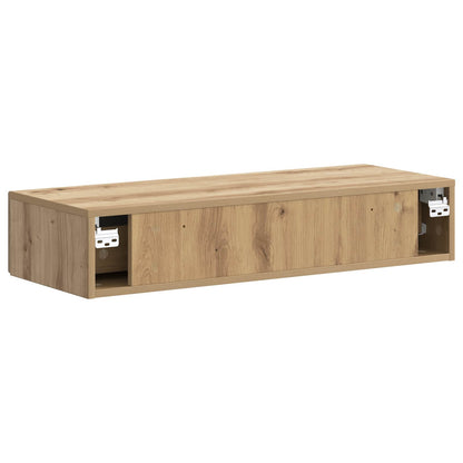 vidaXL Wall-Mounted Side Table 87.5 x 34.5 x 17 cm Engineered Wood