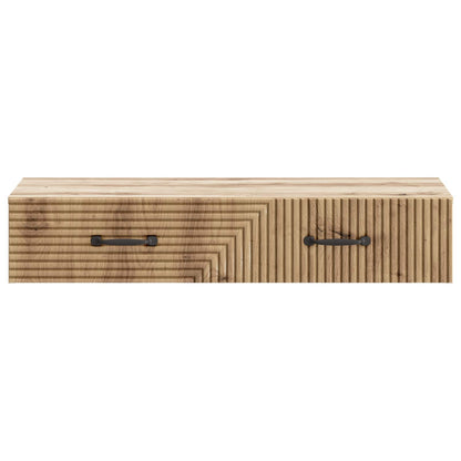 vidaXL Wall-Mounted Side Table 87.5 x 34.5 x 17 cm Engineered Wood
