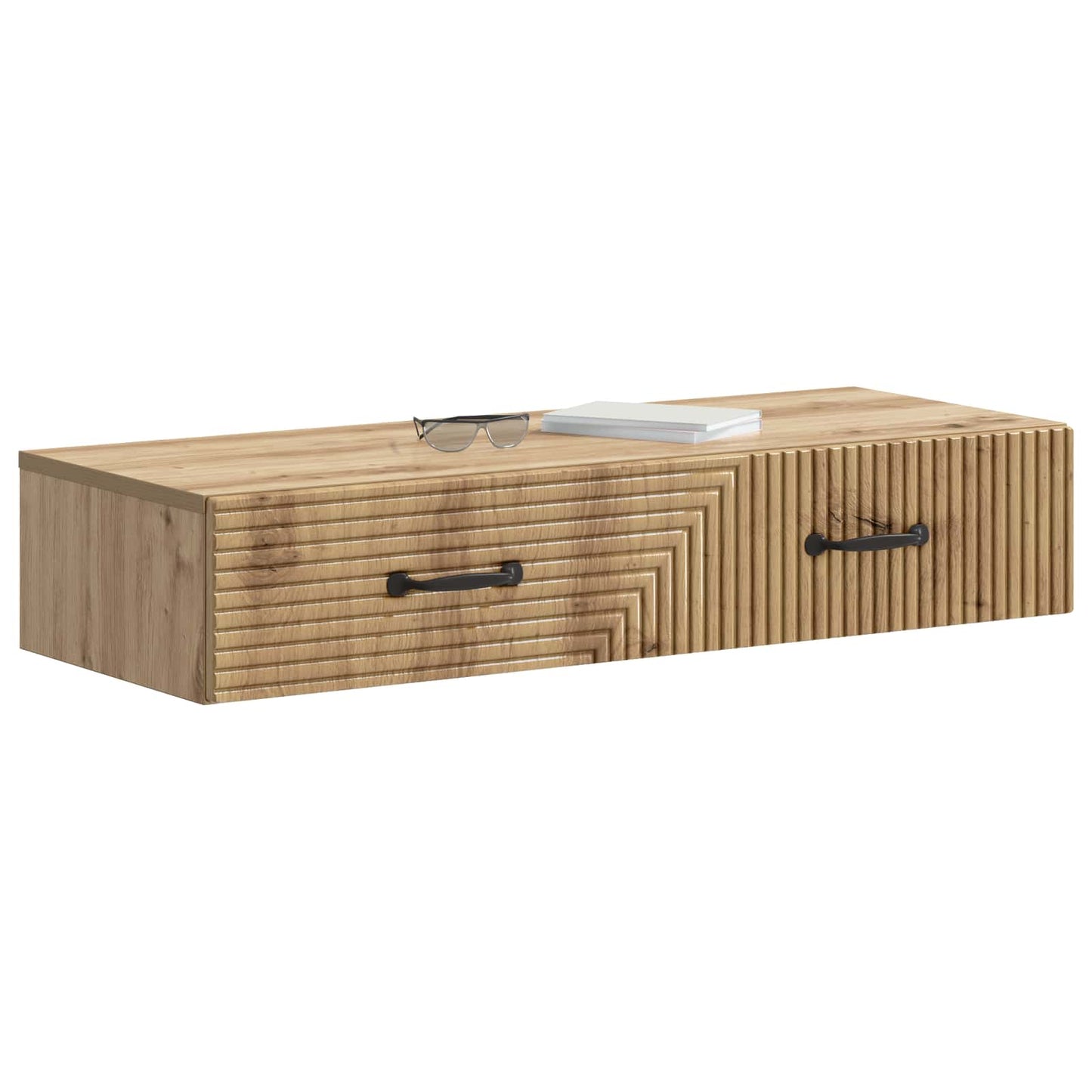 vidaXL Wall-Mounted Side Table 87.5 x 34.5 x 17 cm Engineered Wood