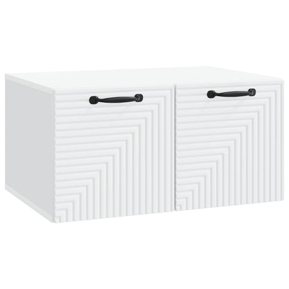 vidaXL Wall-Mounted TV Cabinet White 59.5 x 41 x 30 cm Engineered Wood