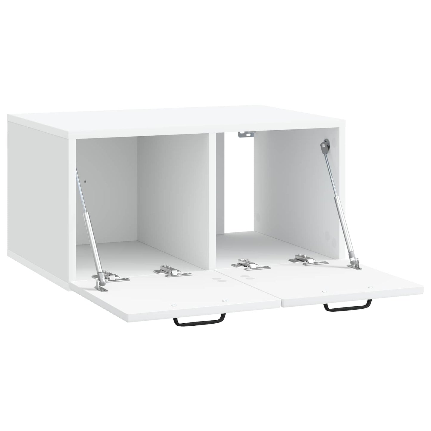 vidaXL Wall-Mounted TV Cabinet White 59.5 x 41 x 30 cm Engineered Wood