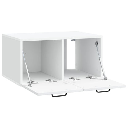 vidaXL Wall-Mounted TV Cabinet White 59.5 x 41 x 30 cm Engineered Wood