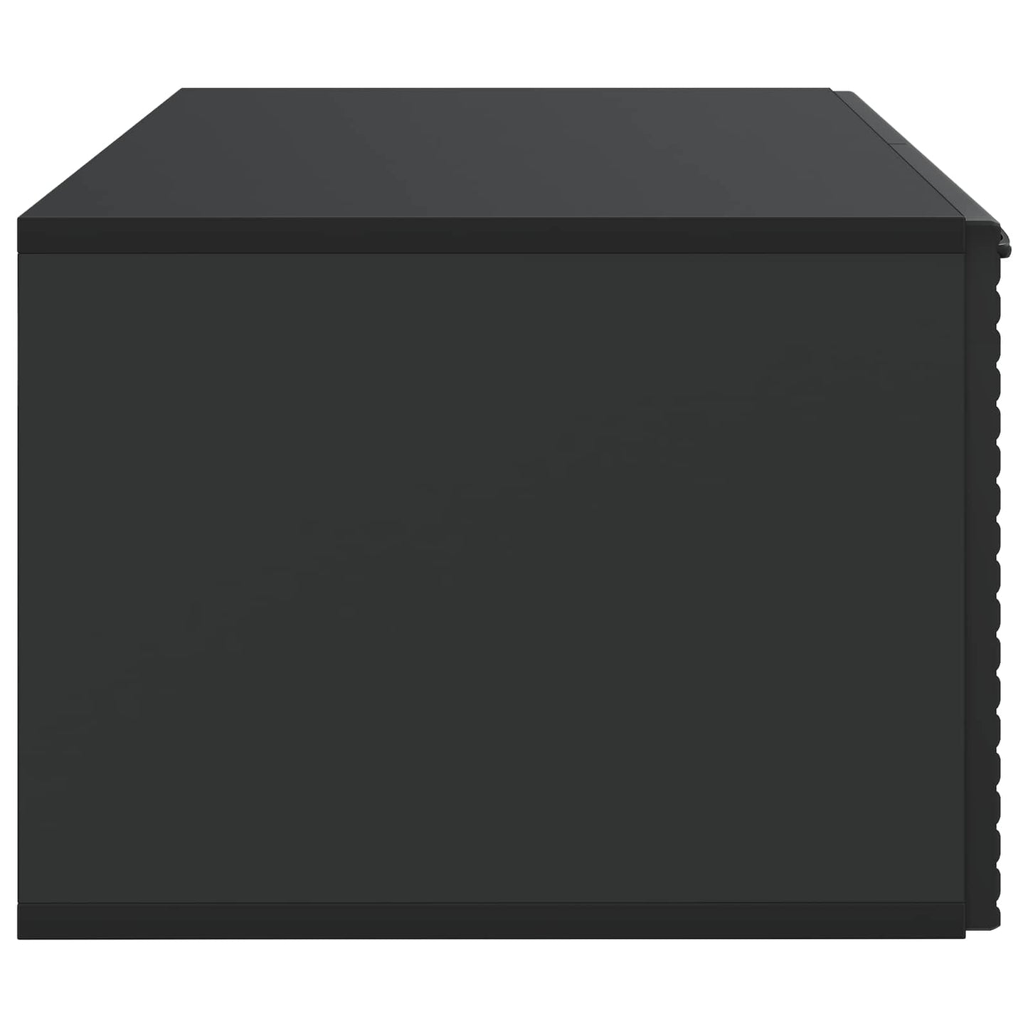 vidaXL Wall-Mounted TV Cabinet Black 59.5 x 41 x 30 cm Engineered Wood