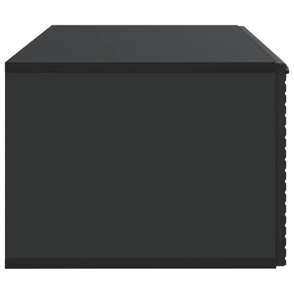 vidaXL Wall-Mounted TV Cabinet Black 59.5 x 41 x 30 cm Engineered Wood